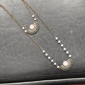 Arizona Jean Company Gold and Pink Necklace